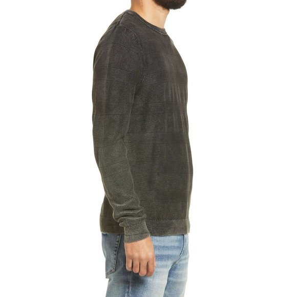 Treasure & Bond Nordstrom Men's Washed Cotton Sweater in Black - Large - Picture 4 of 4